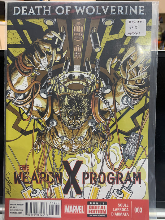 Death of wolverine comics n3