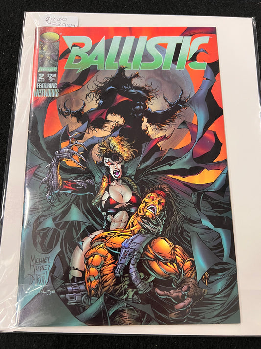 Vintage Image Comics Ballistic Comic Book Issue #2 (1995)