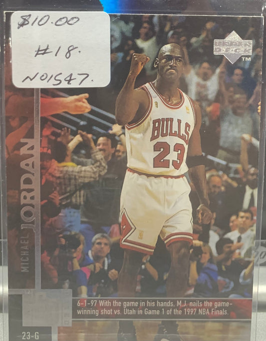 Michael Jordan upper deck n18