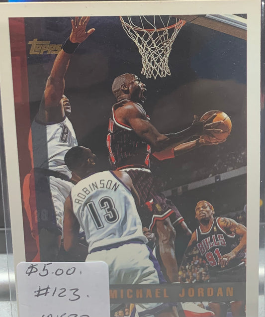 Michael Jordan upper deck n123
