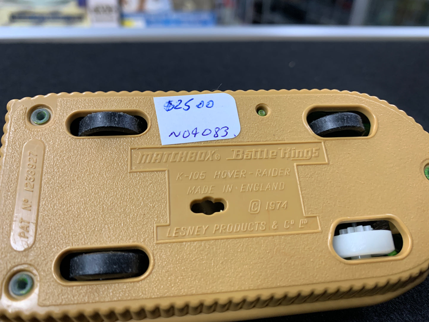 Matchbox battle kings hover -raider 1974 good condition