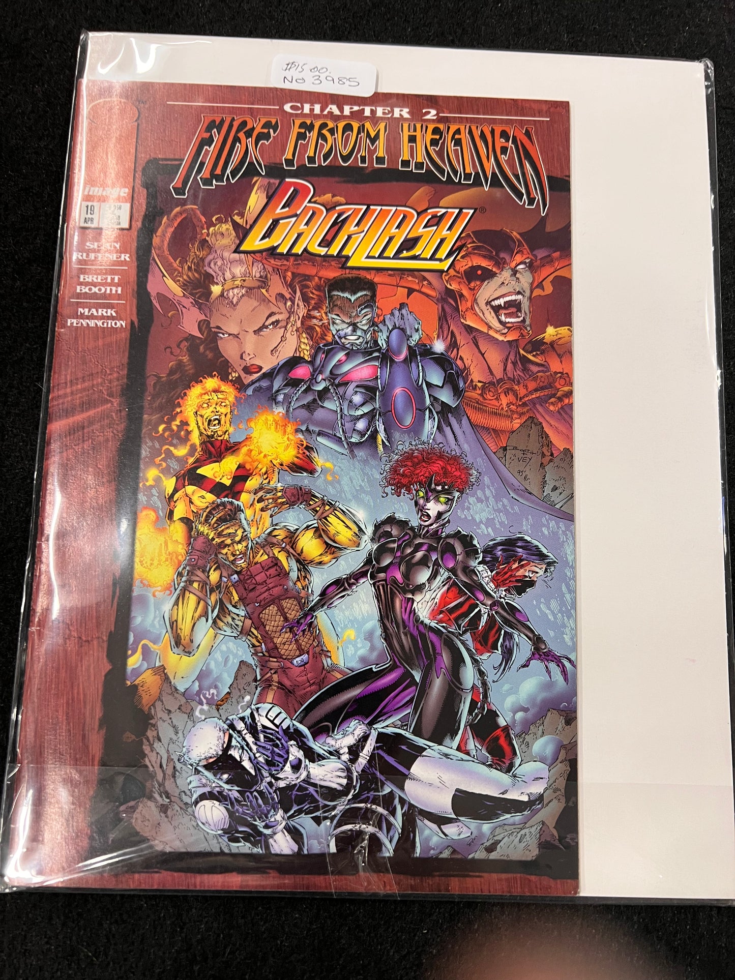 BACKLASH #19  Fire from Heaven: Chapter 2  (1994 Image)