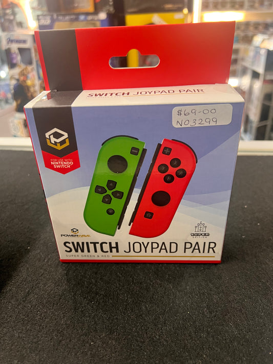 Powerwave Switch Joypad Pair - Green & Red