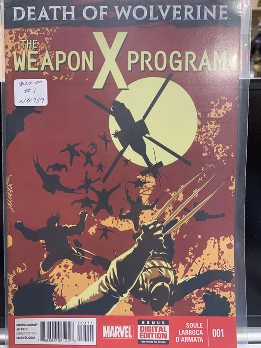 Death of wolverines comic n1