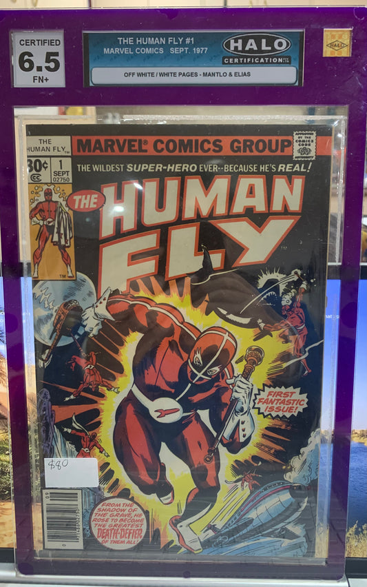 The human fly graded comic 6.5 1977