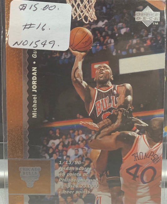 Michael Jordan upper deck n16