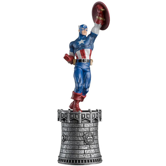 MARVEL CHESS FIGURINE COLLECTION Nº 6 CAPTAIN AMERICA