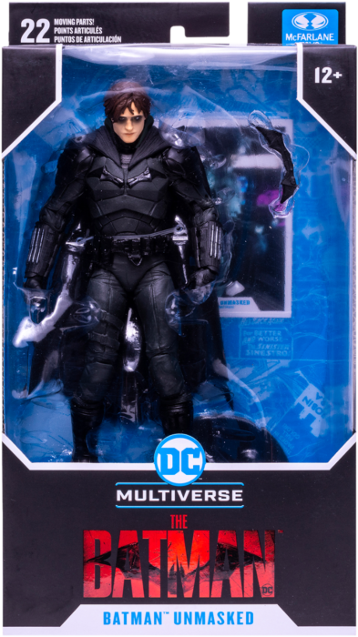 The Batman (2022) - Batman (Unmasked) DC Multiverse 7” Scale Action Figure