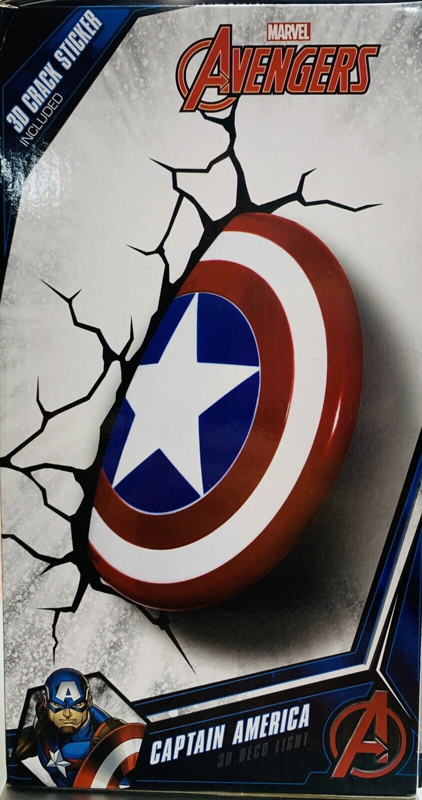Marvel Avengers Captain America 3D Deco Light