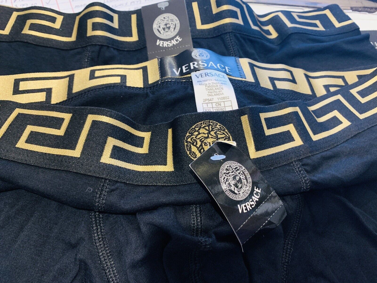 Versace Mens Underwear XXL Size Packet Of 3 - N05315