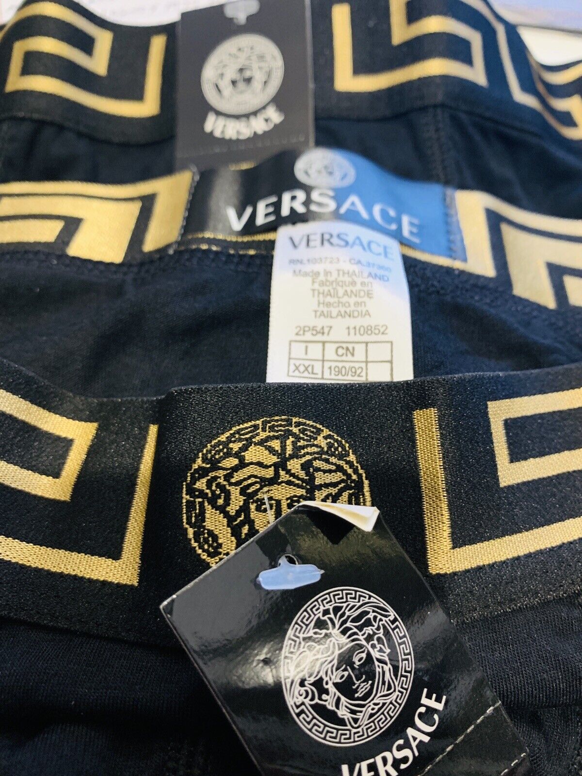 Versace Mens Underwear XXL Size Packet Of 3 - N05315
