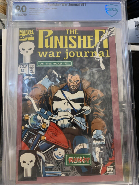 The Punisher war journal on the road graded 9 comic CBCS N05388