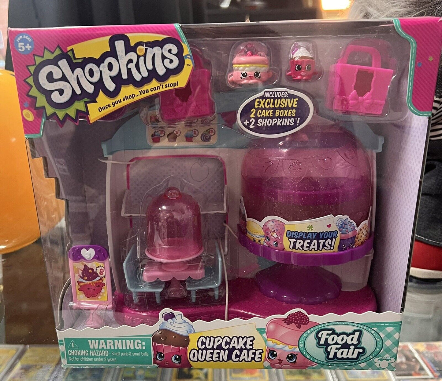 Shopkins Food Fair Cup Cake Queen Cafe New In Box - N05413