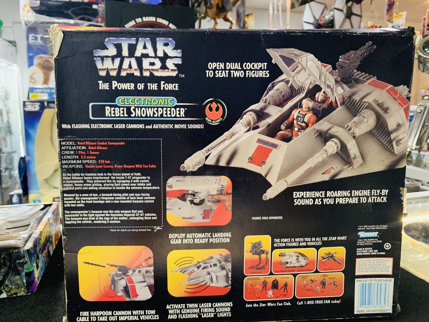 Star Wars Rebel Snowspeeder 1996 kenner new in box no figurine N05718