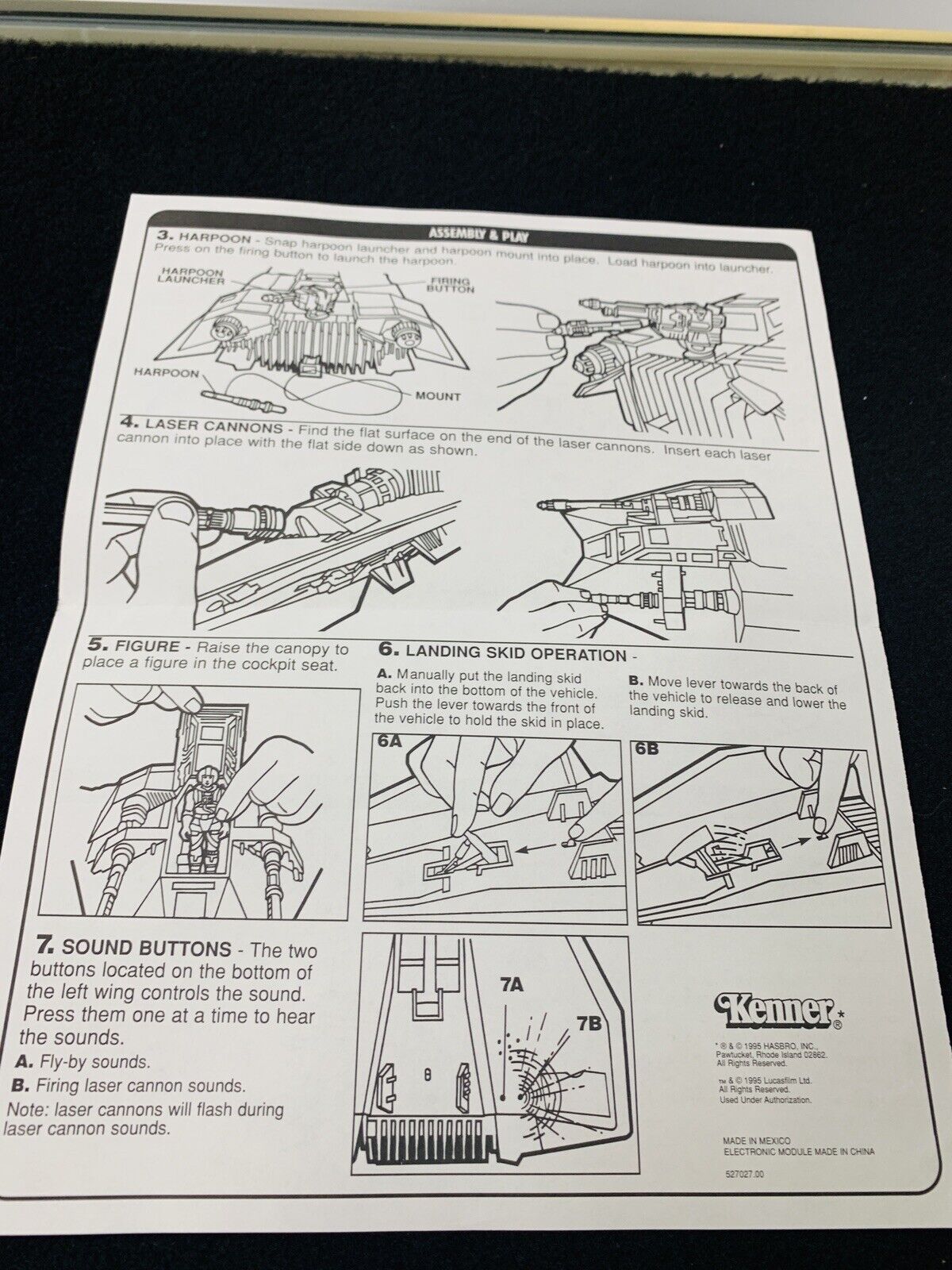 Star Wars Rebel Snowspeeder 1996 kenner new in box no figurine N05718