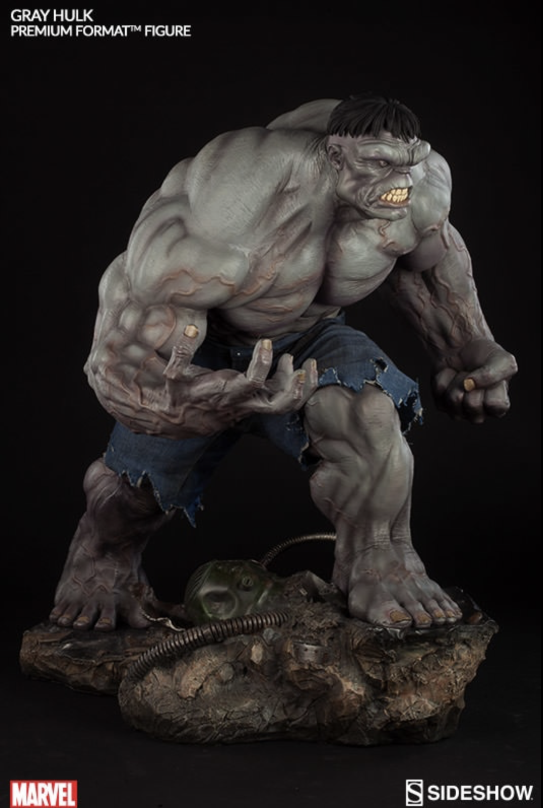 SIDESHOW Marvel GRAY HULK Premium Format Figure NEW Statue INCREDIBLE Grey Red