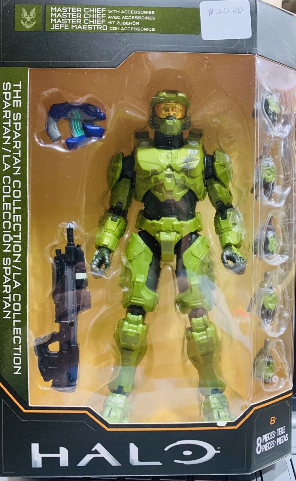 Halo 6.5” Spartan Collection – Master Chief Highly Articulated, Poseable with Weapon Accessories - Scaled to Play & Display