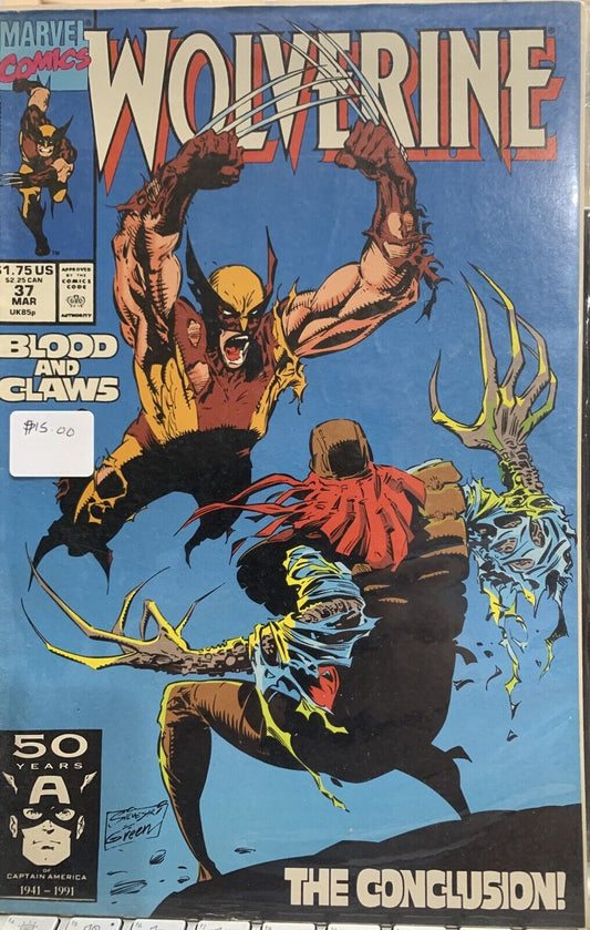 comic N37 Wolverine The Conclusion! Blood And Claws