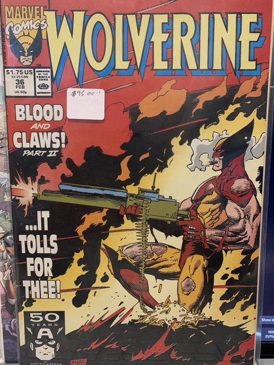 comic Wolverine N36 It Tolls For Thee