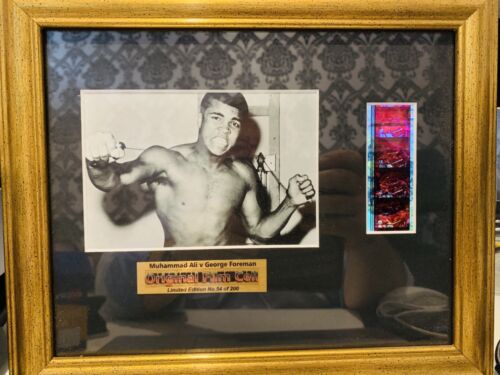 Muhammad Ali V George Foreman Film Cell