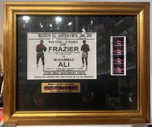 Muhammad Ali Vs Joe Frazier Film Cell