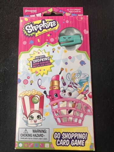 Shopkins "Go Shopping" Card Game With Stapler Character