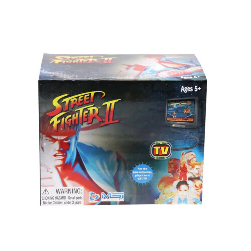 Street Fighter 2: Plug And Play Tv Arcade Video Game Iconic Packaging Artwork U1