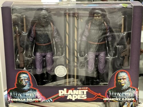 Gorilla Soldier / Infantry two pack NECA Planet of the Apes action figures