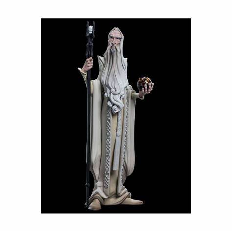 Weta Collectibles - The Lord of the Rings - Mini Epics Saruman Figurine 17 cm